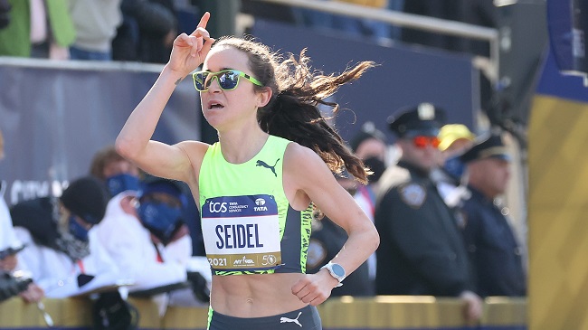 Molly Seidel Boston Marathon Dropped Out